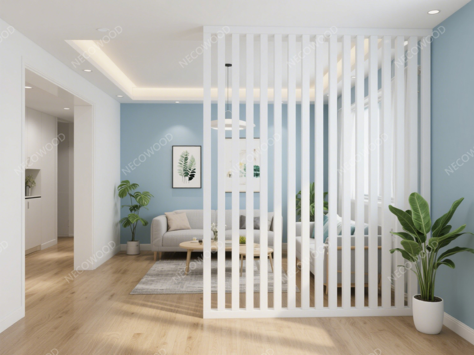 Nuevos paneles de pared de listones WPC interiores lanzados para redefinir espacios interiores