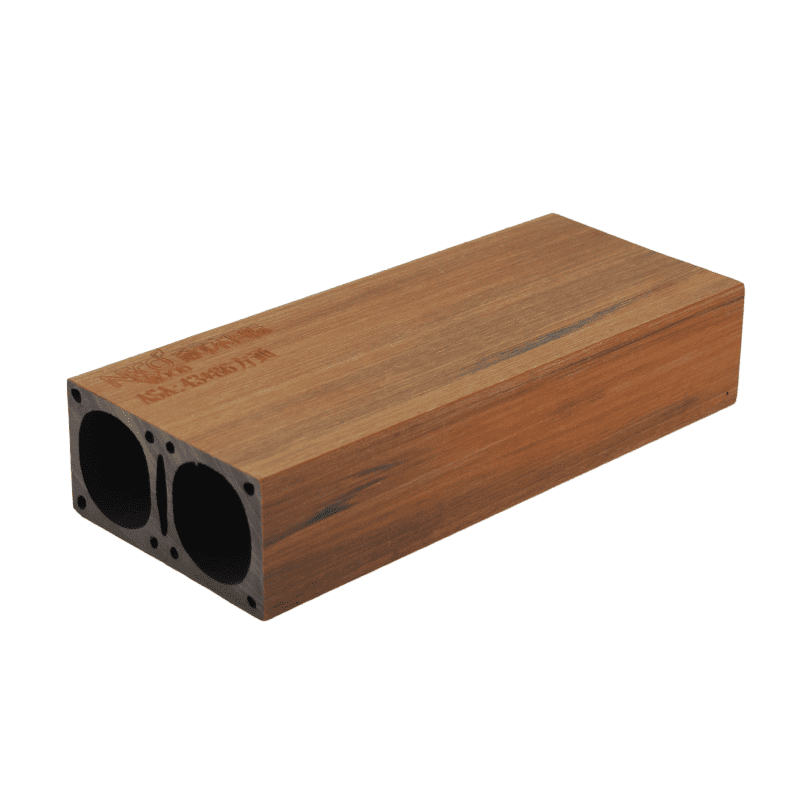 Tubo de madera ASA de PVC impermeable exterior