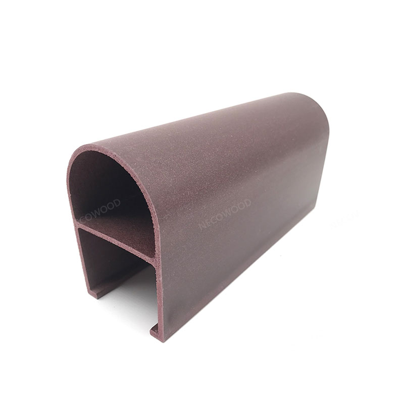 Paneles de techo de fibra de arco de semicírculo WPC