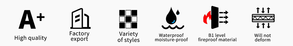 Waterproof Bamboo Carbon Fiber Wall Panel Interior