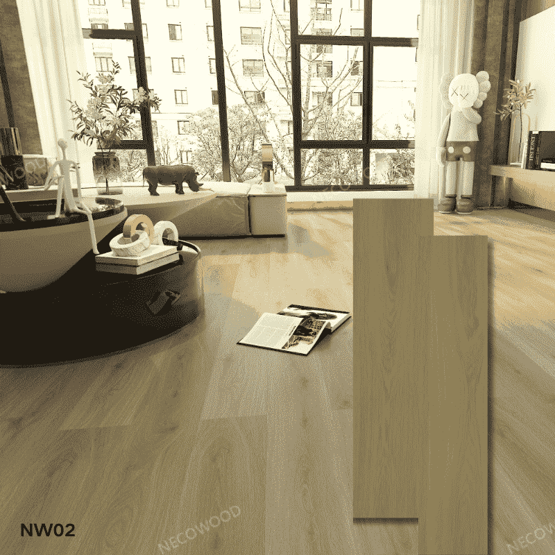 Matte Anti-Slip Haga clic en Bloqueo SPC Pisos