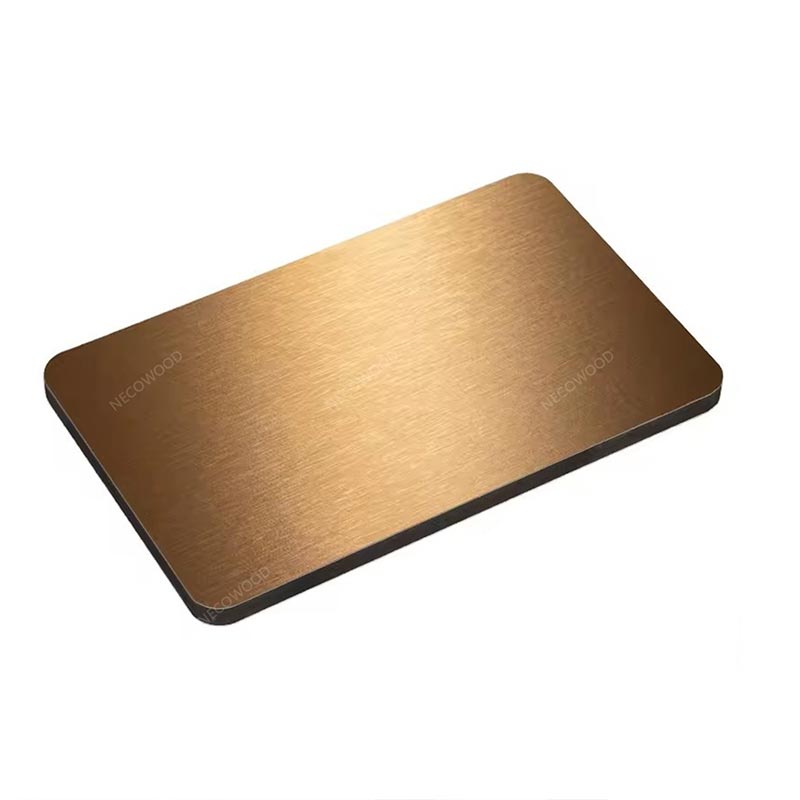 Superficie de metal de 8 mm tablero de pared de carbón de bambú