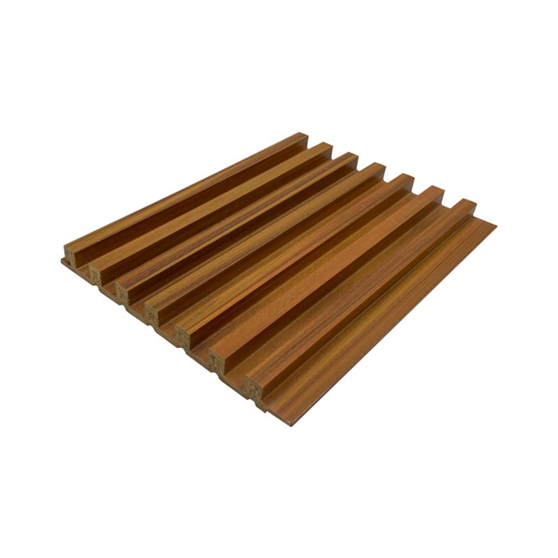 Panel de pared de PVC de grano de madera WPC